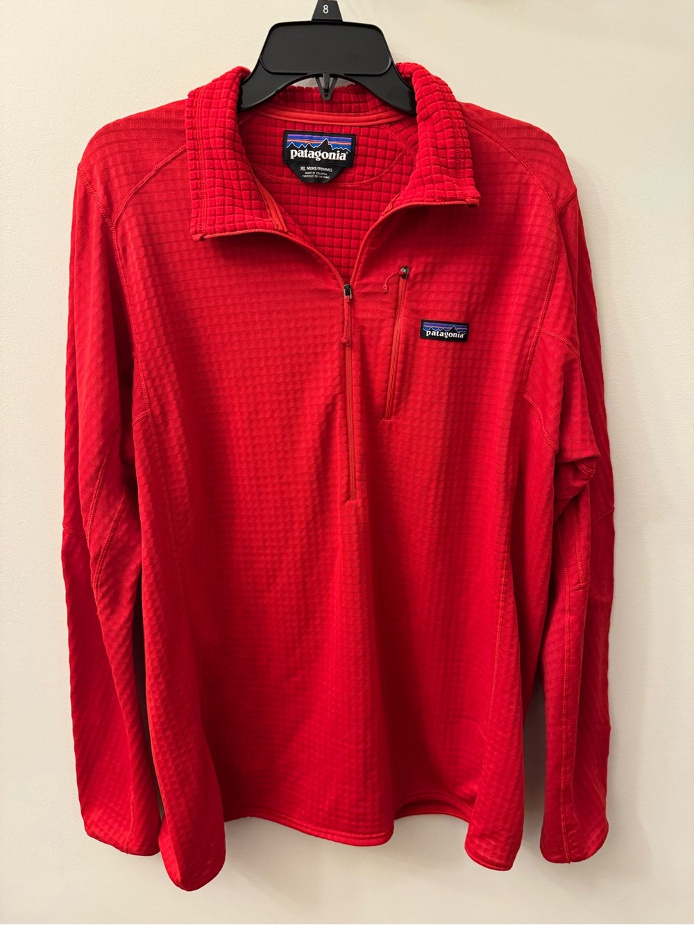 Patagonia Red Men's Half-Zip Performance Pullover